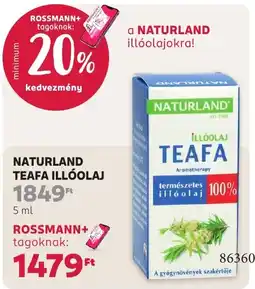 Rossmann Naturland illóolaj ajánlat