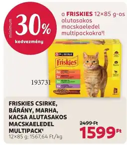 Rossmann Friskies macskaeledel ajánlat