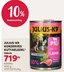 Rossmann Julius-k9 konzerves kutyaeledel ajánlat