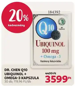 Rossmann Dr. Chen q10 ubiquinol + omega-3 kapszula ajánlat