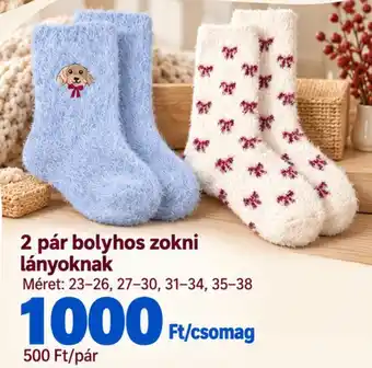 Bolyhos zokni