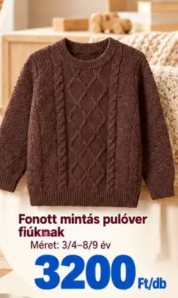 Pepco Fonott mintás pulóver ajánlat