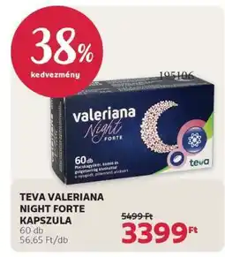Rossmann TEVA VALERIANA NIGHT FORTE KAPSZULA ajánlat