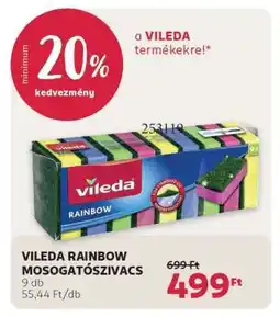 Rossmann Vileda Rainbow Mosogatószivacs ajánlat