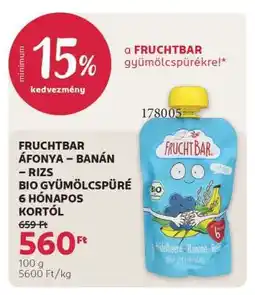 Rossmann FRUCHTBAR ÁFONYA – BANÁN – RIZS ajánlat