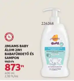 Rossmann JIMJAMS BABY ÁLOM 2IN1 BABAFÜRDETŐ ÉS SAMPON ajánlat