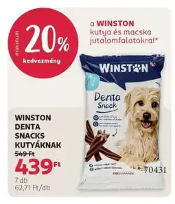 Rossmann WINSTON DENTA SNACKS KUTYÁKNAK ajánlat