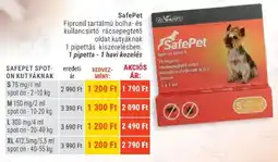Alpha Zoo SafePet spot-on kutya ajánlat