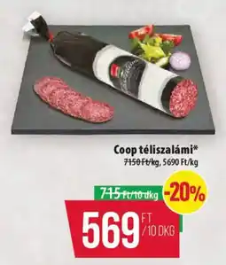Coop Coop téliszalámi ajánlat