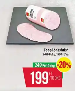Coop Coop lőncshús ajánlat