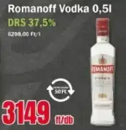 FullDiszkont Romanoff vodka ajánlat