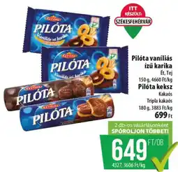 Coop Pilóta vaníliás ízű karika ajánlat