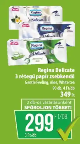 Coop regina delicate 3 rétegű papír zsebkendő ajánlat
