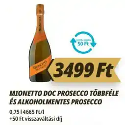 Príma Mionetto doc prosecco ajánlat