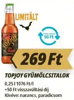 Príma Topjoy gyümölcstalok ajánlat