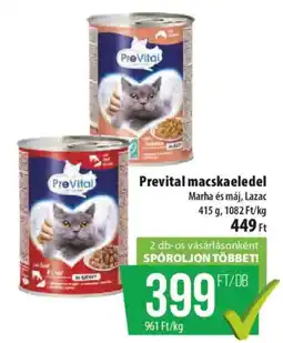 Coop Prevital macskaeledel ajánlat
