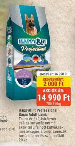 Alpha Zoo Happy&Fit Professional Basic Adult Lamb ajánlat