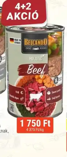 Alpha Zoo Belcando holistic beef ajánlat