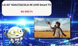 BestByte LG 43" 43AU731COLA 4K UHD Smart TV ajánlat
