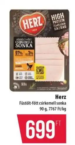 Coop Herz füstölt-fött csirkemell sonka ajánlat