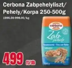 FullDiszkont Cerbona zabpehelyliszt ajánlat