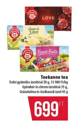 Coop Teekanne tea ajánlat