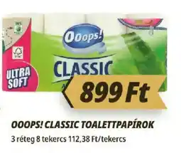 Príma Ooops! classic toalettpapírok ajánlat