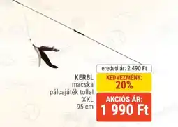 Alpha Zoo kerbl macska pálcajáték tollal xxl ajánlat