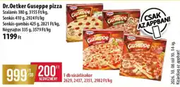 Coop Dr.Oetker Guseppe pizza ajánlat