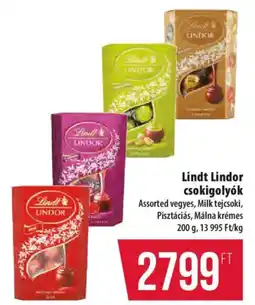 Coop Lindt Lindor csokigolyók ajánlat