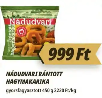 Nádudvari rántott hagymakarika