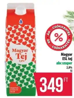 Coop Magyar Tej ajánlat