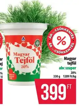 Coop Magyar tejföl ajánlat