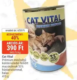 Alpha Zoo Cat Vital premium petfood ajánlat