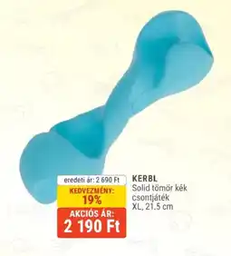 Alpha Zoo Kerbl solid tömör kék csontjáték ajánlat