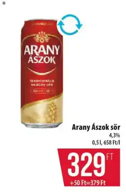 Coop Arany Ászok sör ajánlat