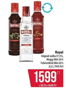 Coop Royal vodka ajánlat