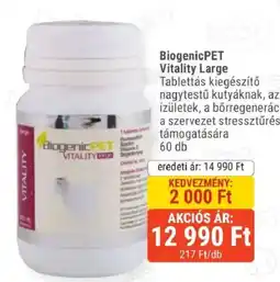 Alpha Zoo Biogenic pet vitality large ajánlat