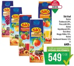 Coop Sió ital ajánlat