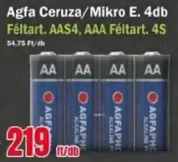 FullDiszkont Agfa Ceruza Mikro E 4db ajánlat