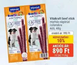 Alpha Zoo Vitakraft beef stick ajánlat
