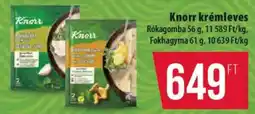Coop Knorr krémleves ajánlat