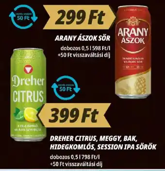 Príma Arany ászok sör ajánlat