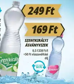 Príma Szentkirályi ásványvizek ajánlat