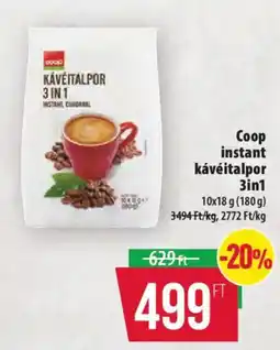 Coop Coop kávéitalpor ajánlat