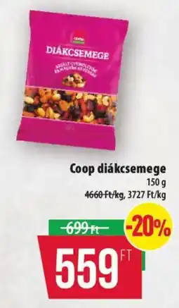 Coop Coop diákcsemegé ajánlat