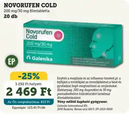 Mosoly patikák Novorufen Cold ajánlat