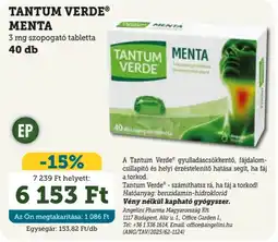 Mosoly patikák Tantum verde menta ajánlat