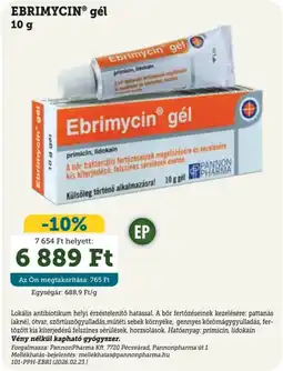 Mosoly patikák Ebrimycin gel ajánlat