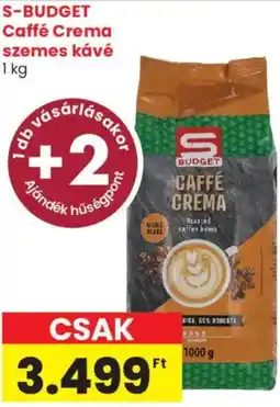Spar Market S budget caffé crema szemes kávé ajánlat